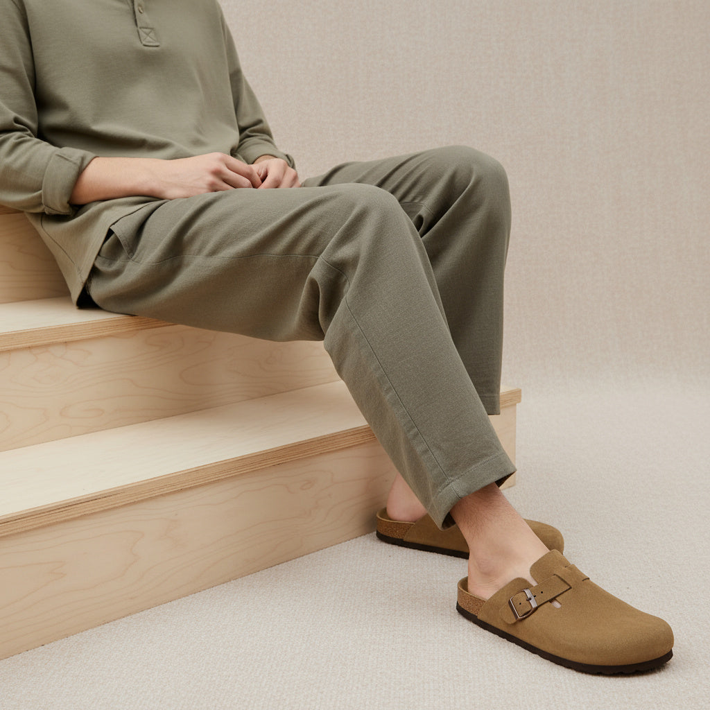 Haze Men's Leather Clog - view 12