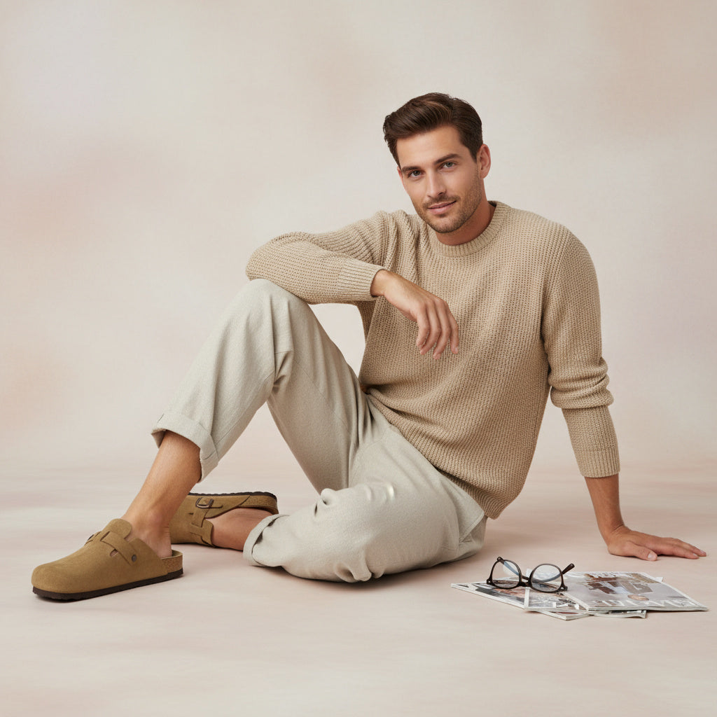 Haze Men's Leather Clog - view 8