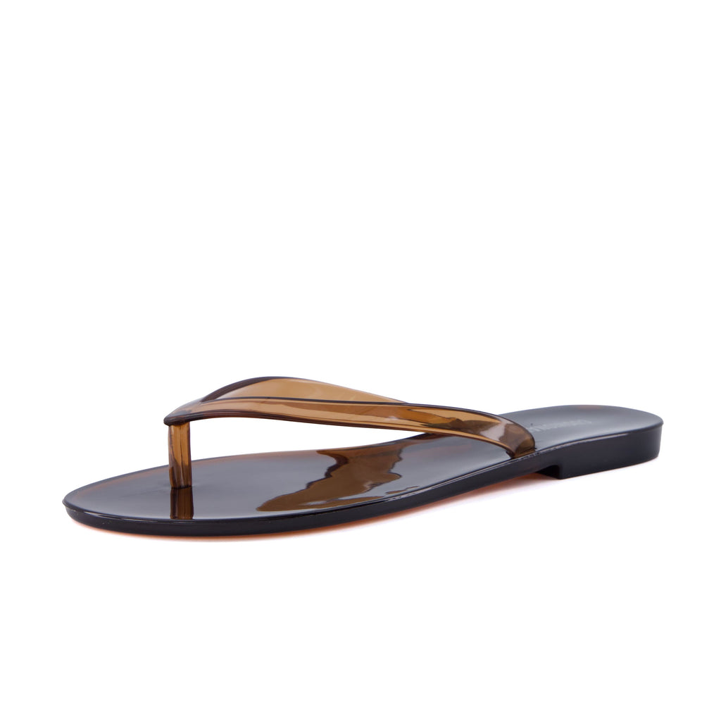 Aqua Jelly Flip Flops - view 3