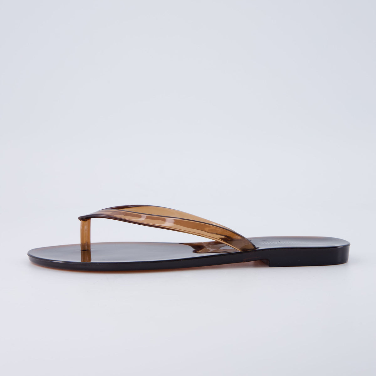 Aqua Jelly Flip Flops - view 1