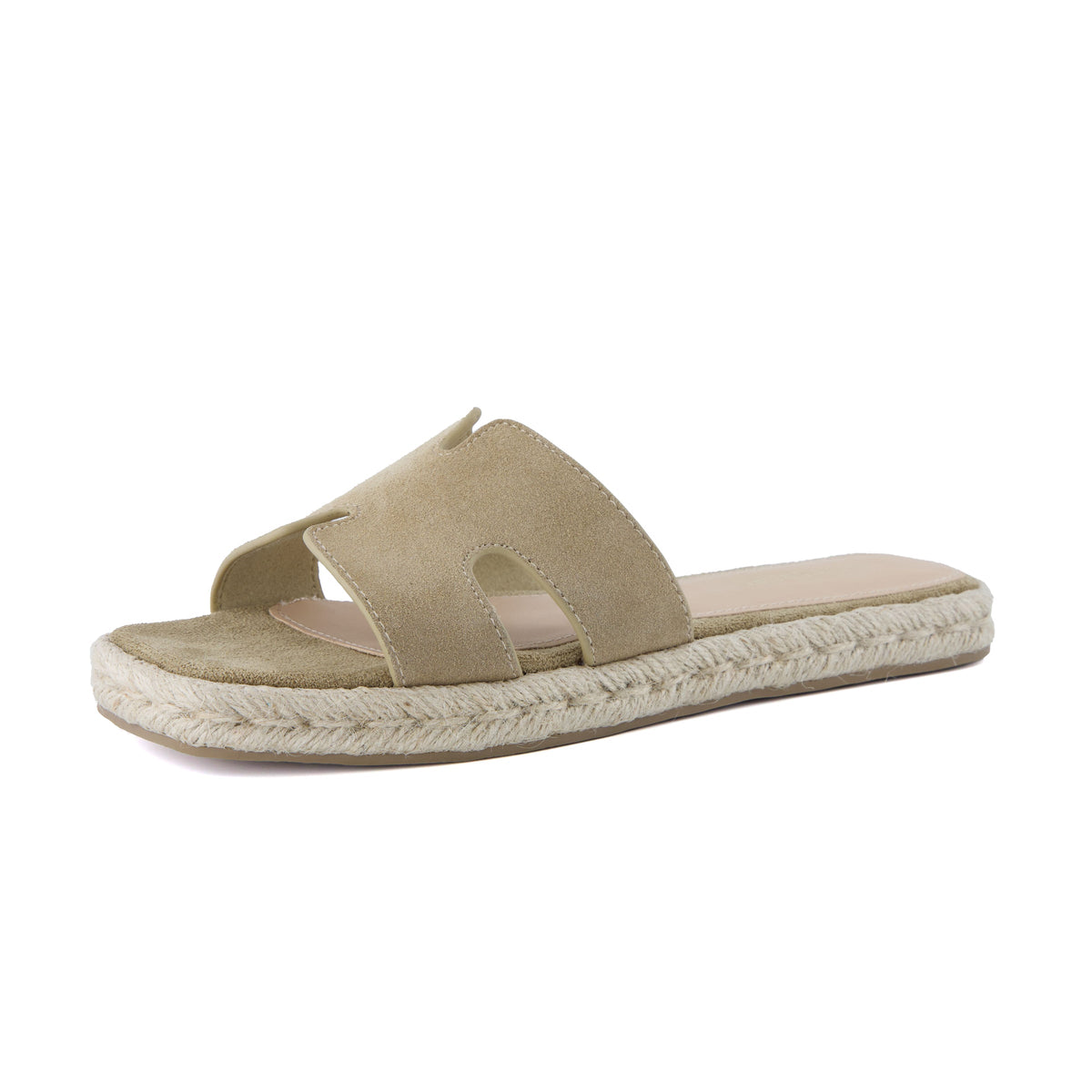 Avocado Espadrille Slide Sandal - view 2