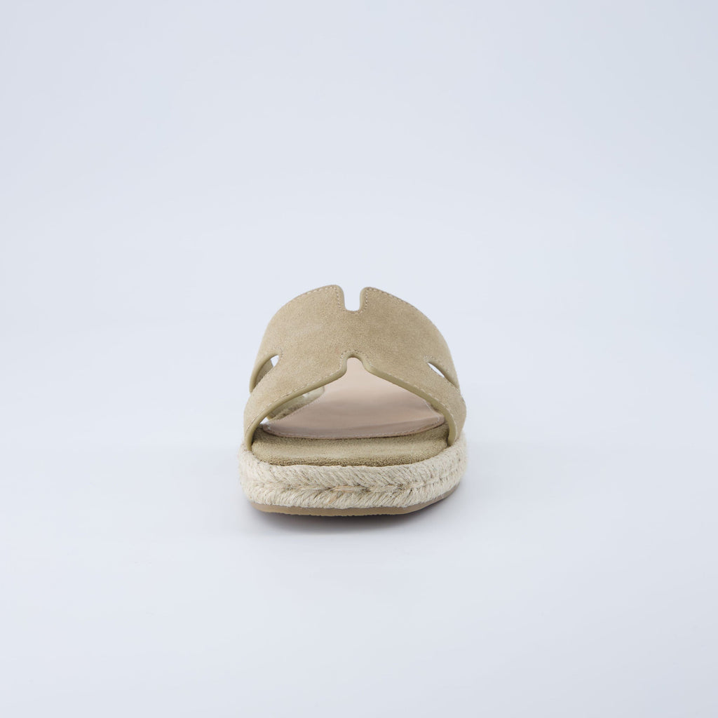 Avocado Espadrille Slide Sandal - view 3