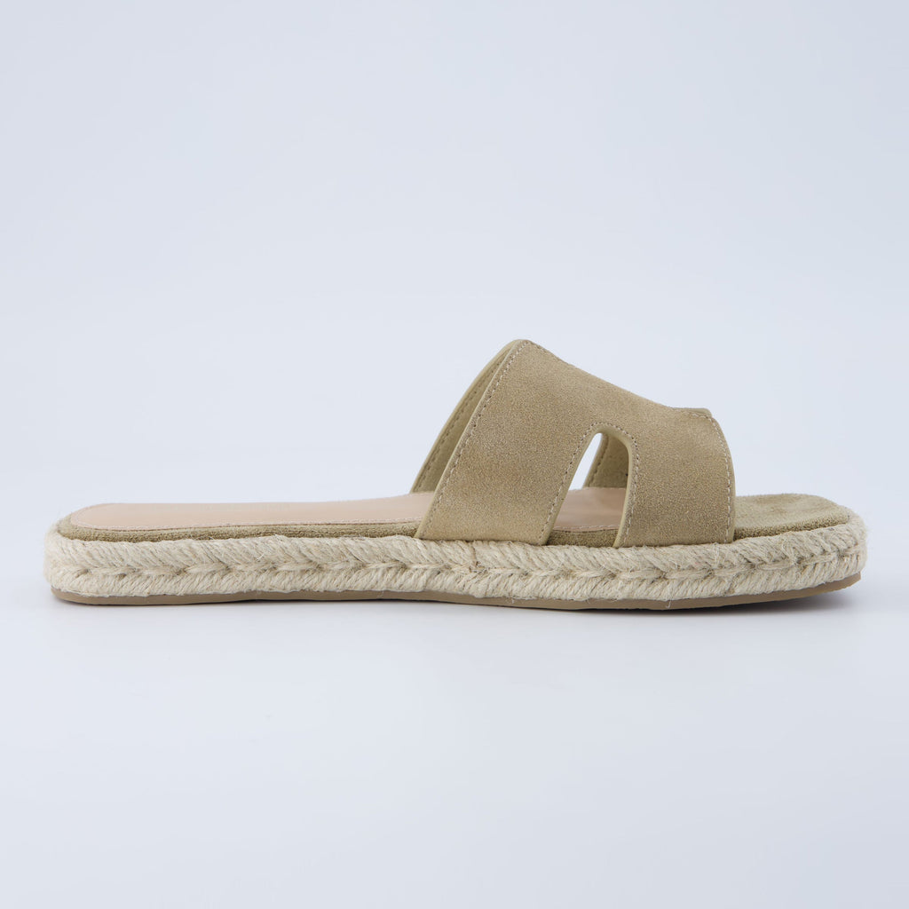 Avocado Espadrille Slide Sandal - view 4