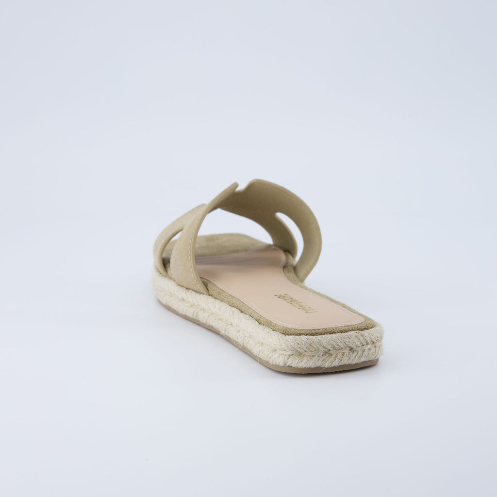Avocado Espadrille Slide Sandal - view 5