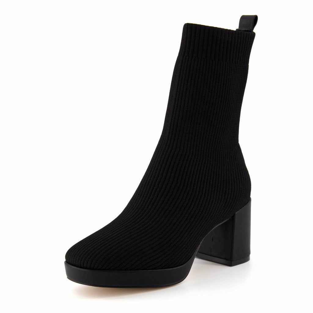 Bancroft Stretch Knit Heeled Boot - view 2