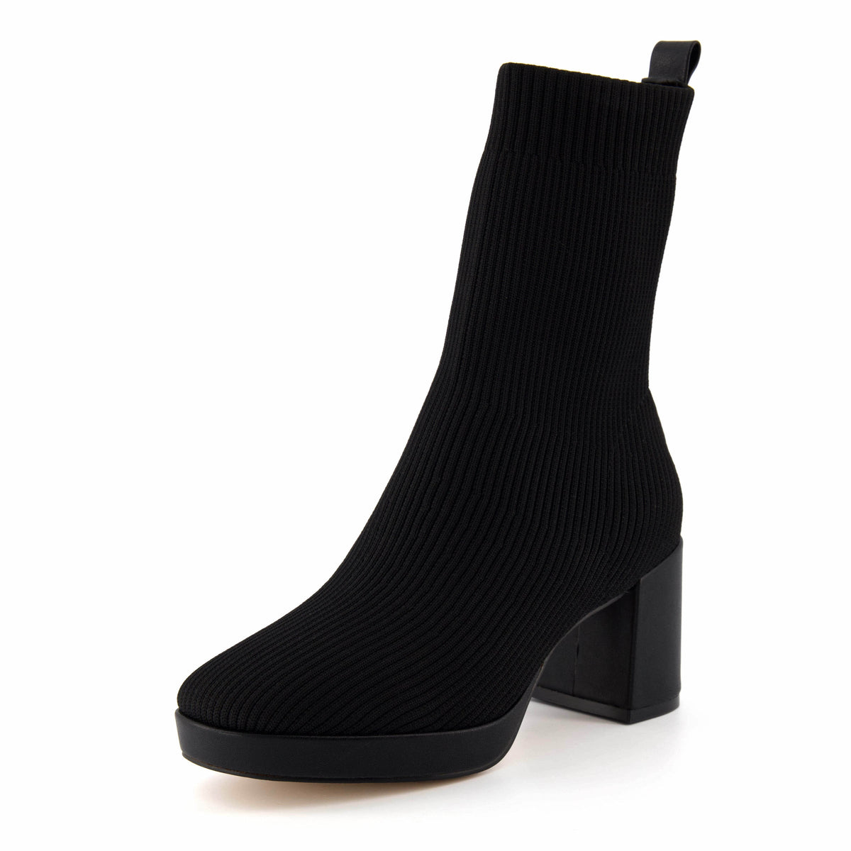 Bancroft Stretch Knit Heeled Boot - view 2