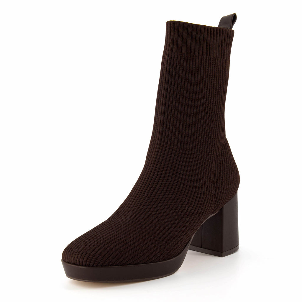 Bancroft Stretch Knit Heeled Boot - view 20