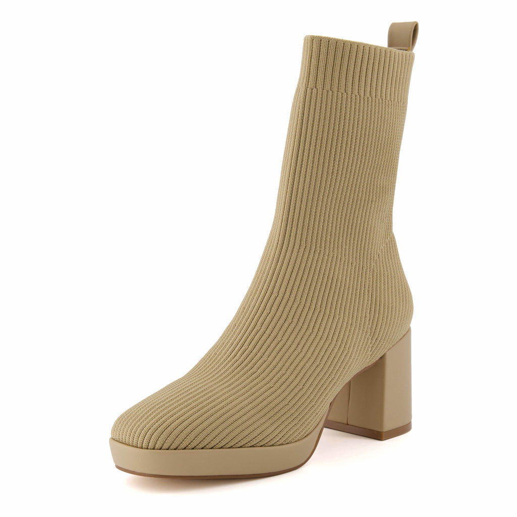Bancroft Stretch Knit Heeled Boot - view 8