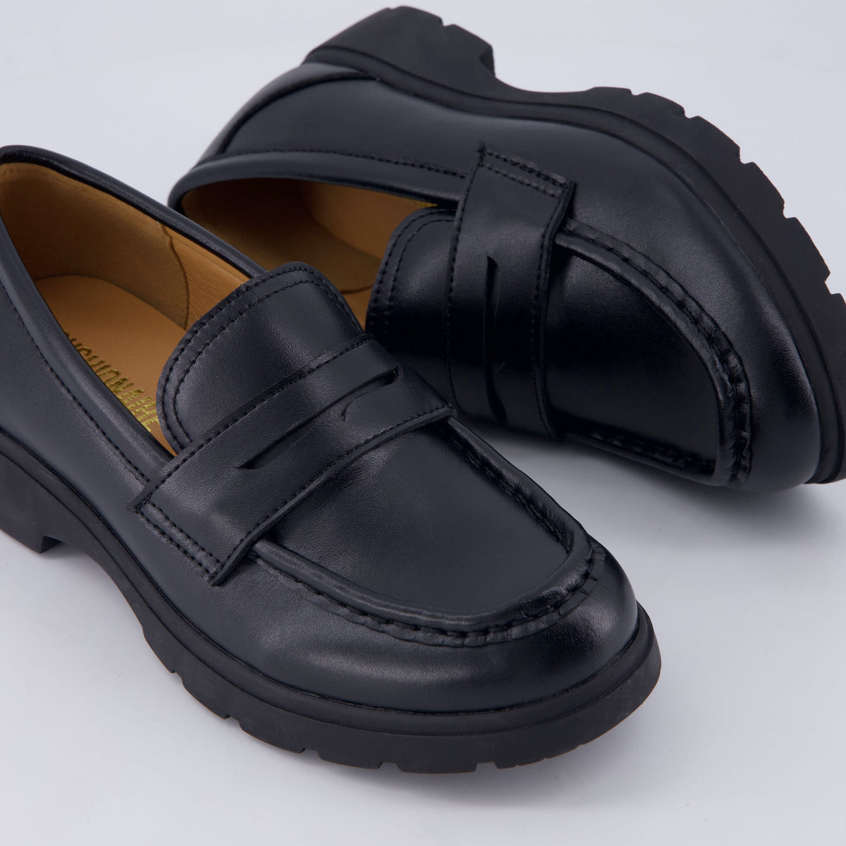 Bard Leather Penny Loafers - view 1