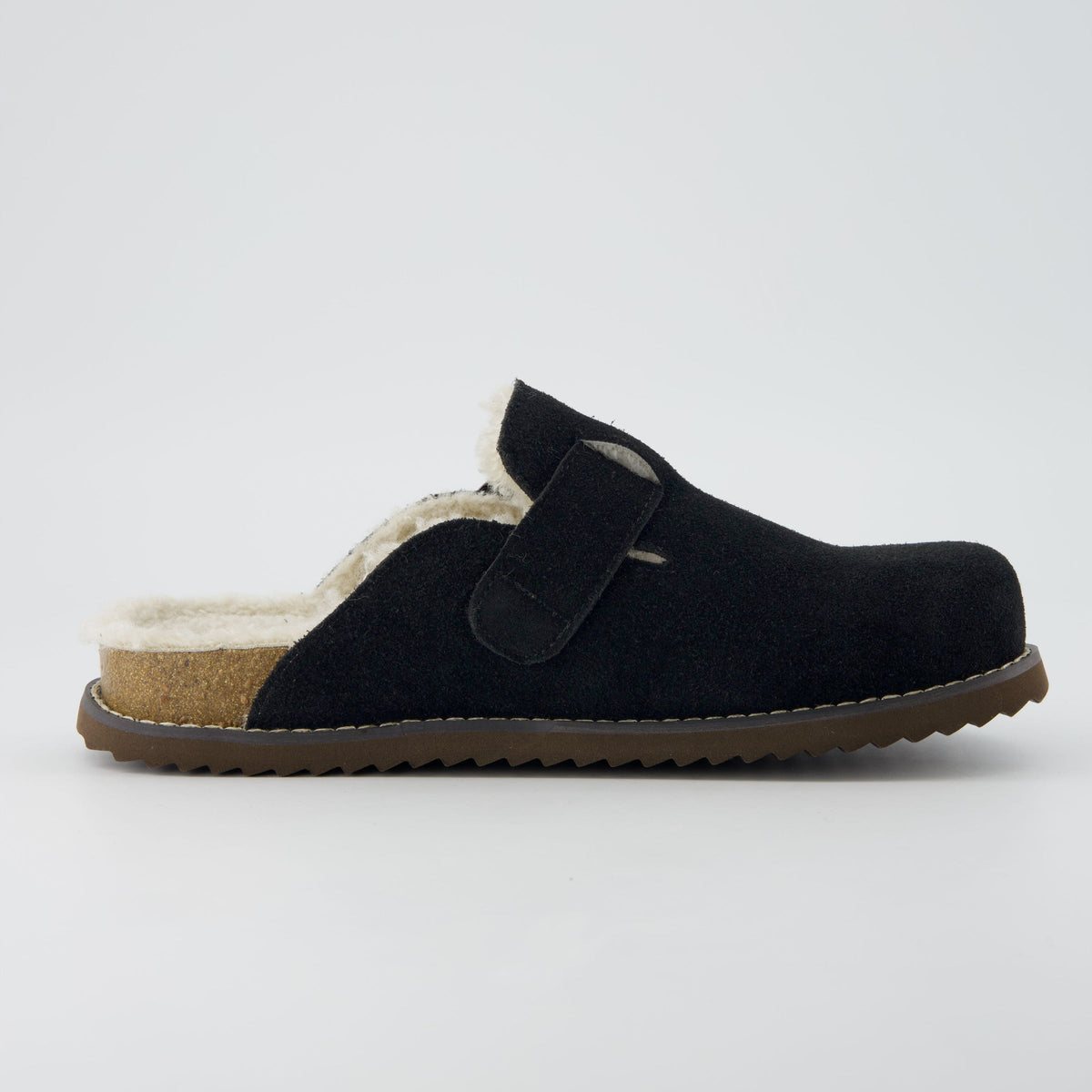 Blain Fur Genuine Suede Clogs - view 4