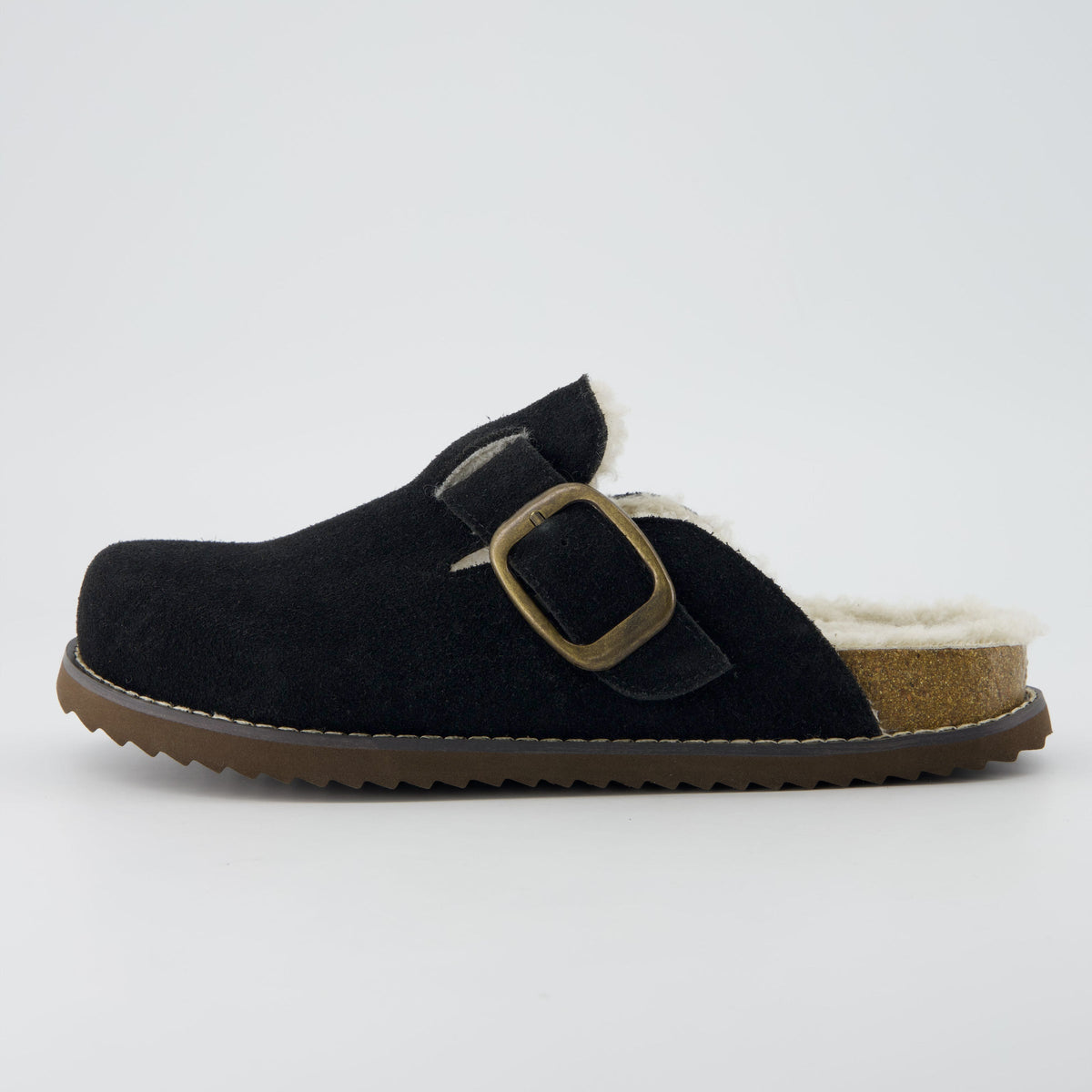 Blain Fur Genuine Suede Clogs - view 1
