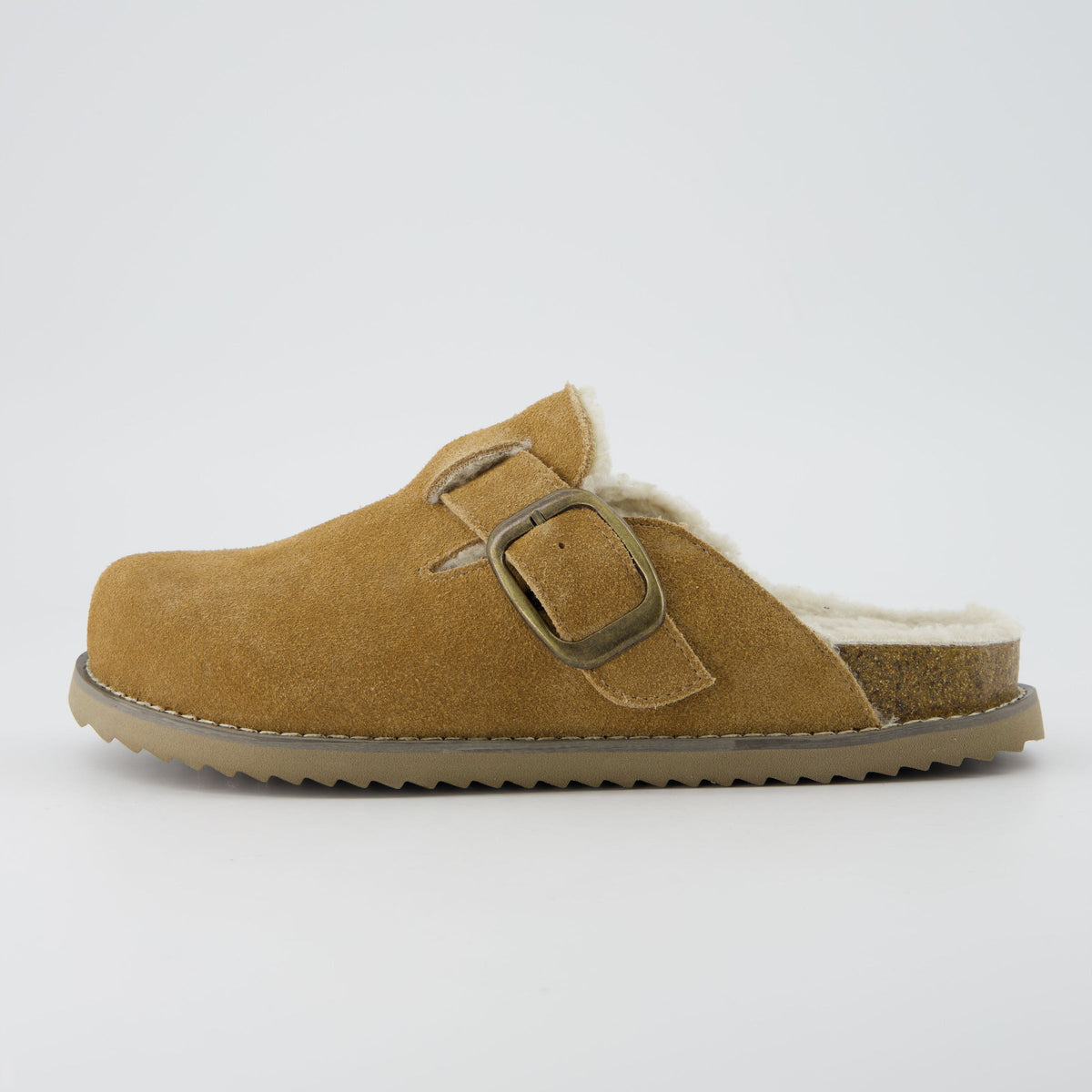 Blain Fur Genuine Suede Clogs - view 23