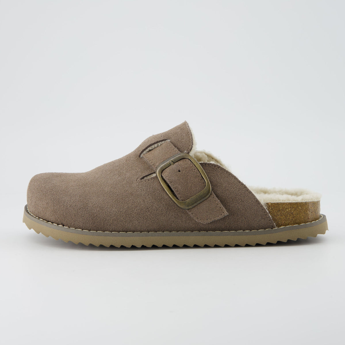 Blain Fur Genuine Suede Clogs - view 34