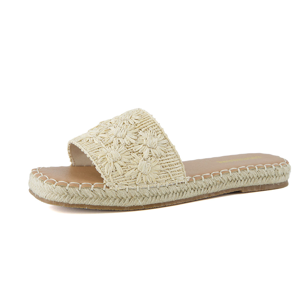 Bolero Woven Slide Sandals - view 3