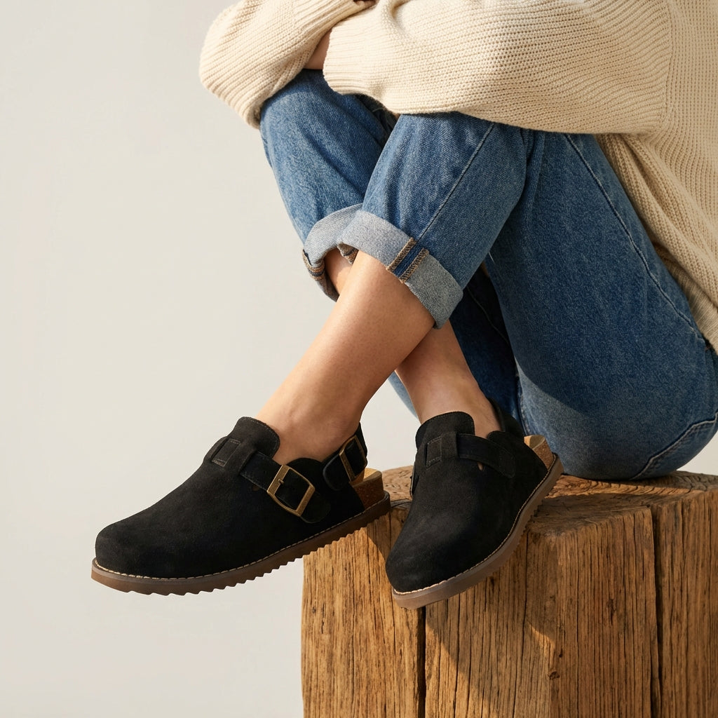 Brooklyn Suede Womens Slides - view 19