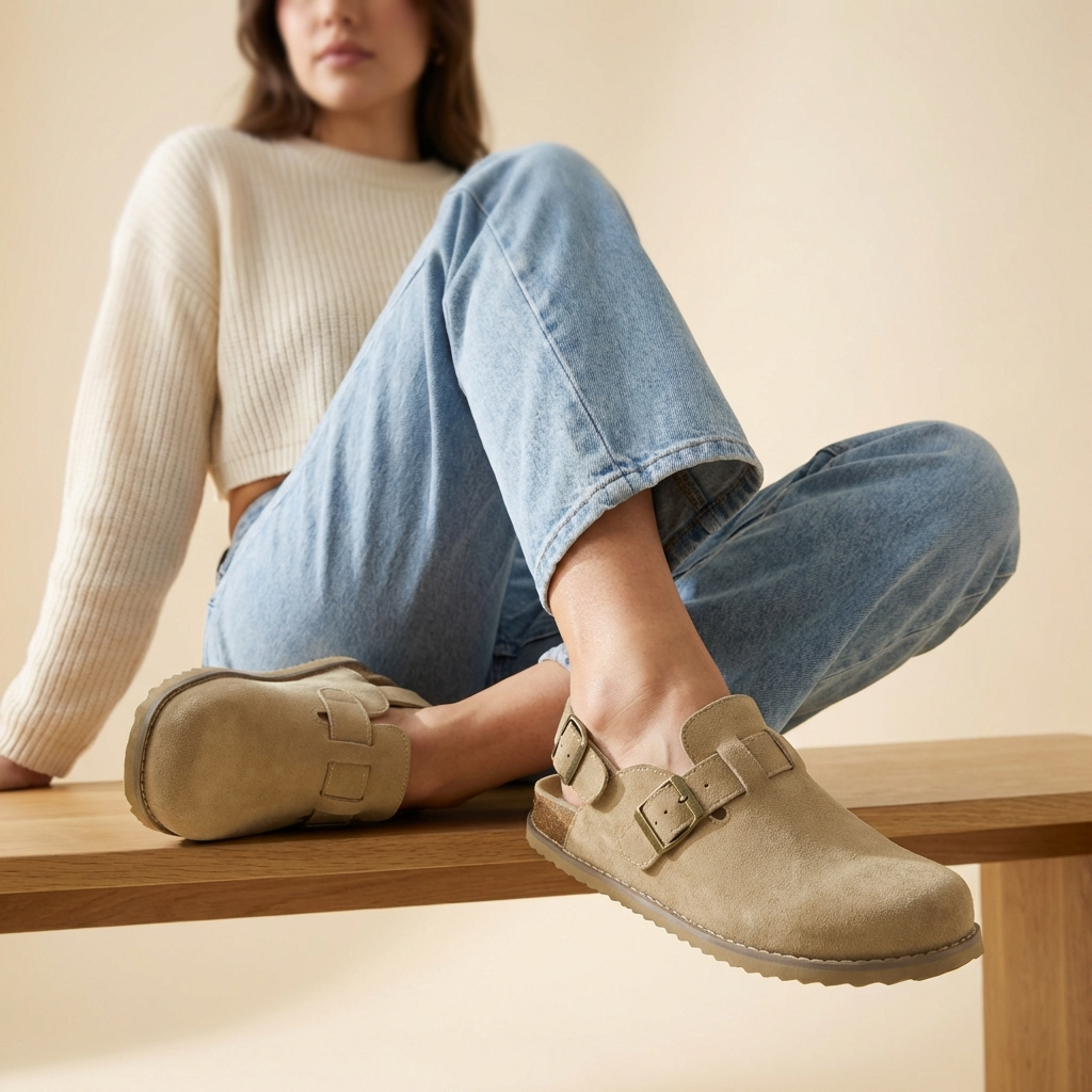 Brooklyn Suede Womens Slides - view 10