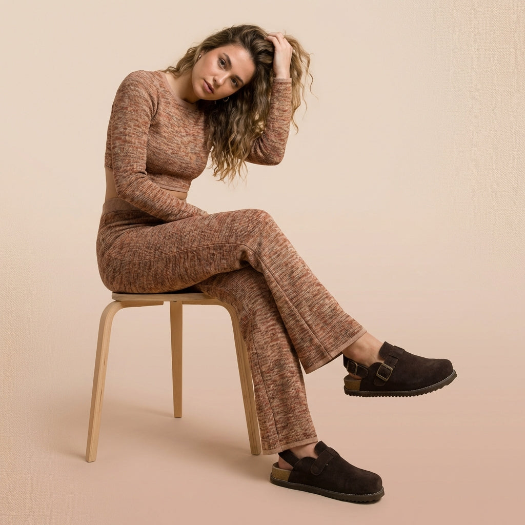 Brooklyn Suede Womens Slides - view 41