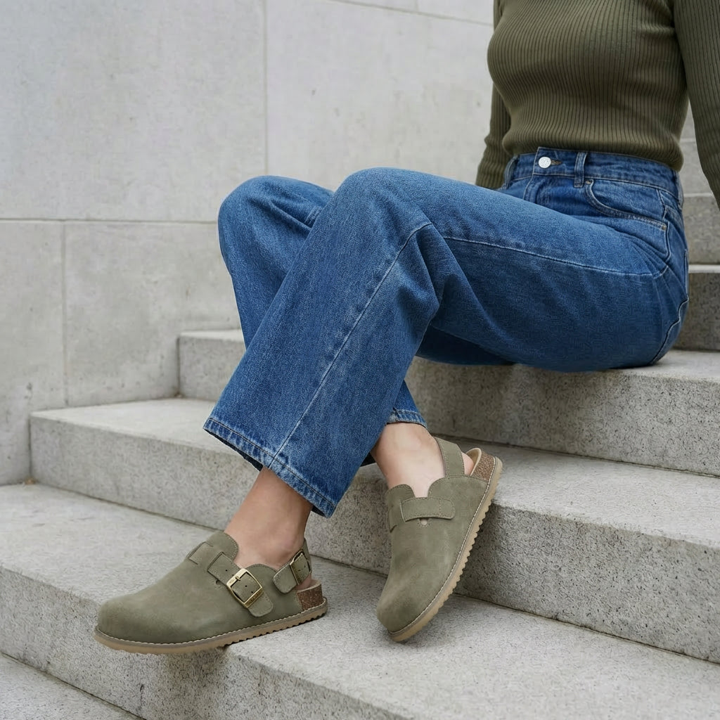 Brooklyn Suede Womens Slides - view 50