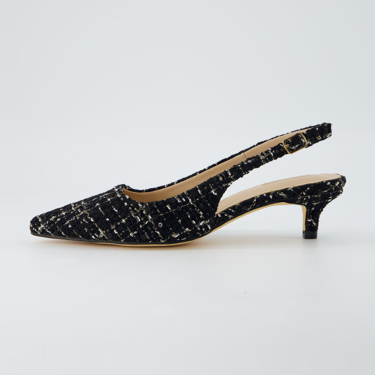Buzz Tweed Kitten Heel - view 2