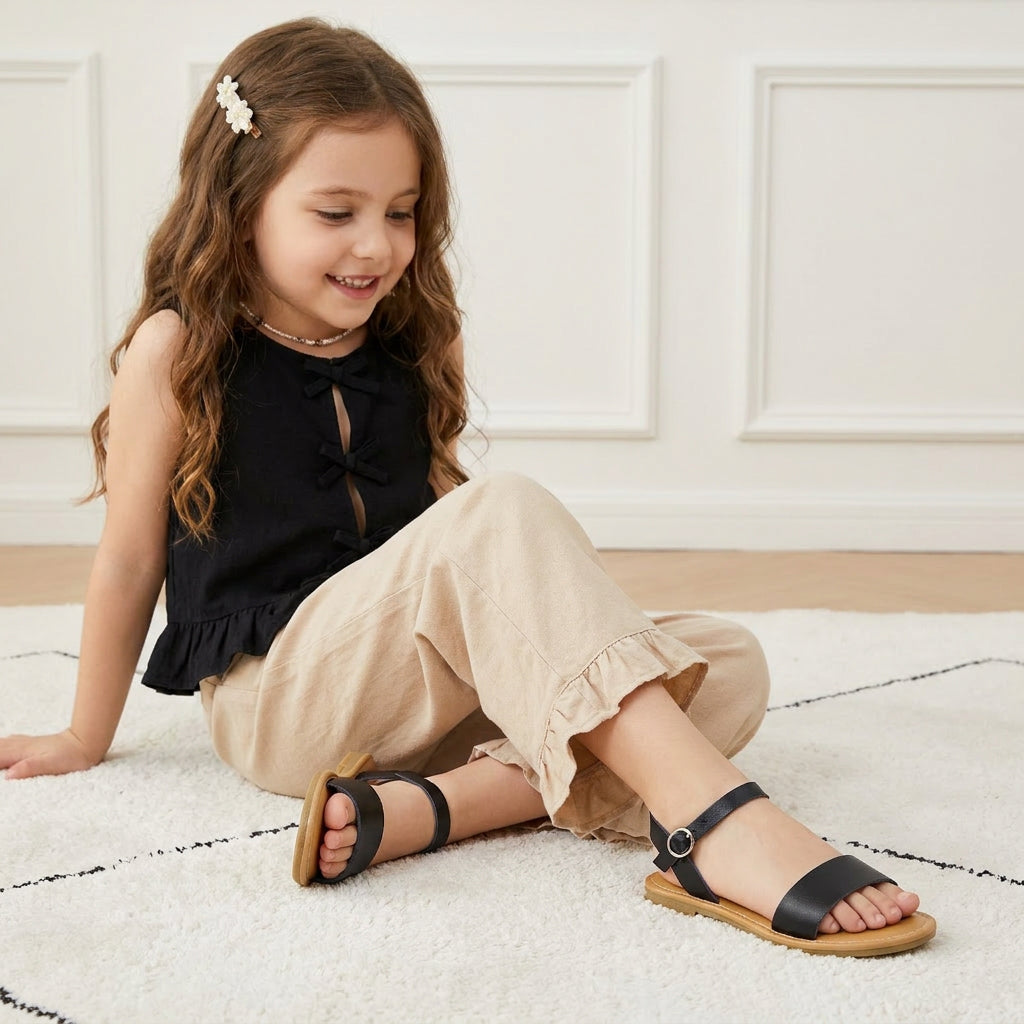 Clara Casual Flat Girls Sandals - view 7