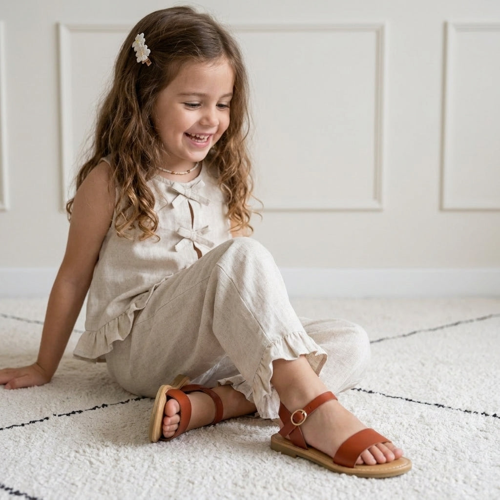 Clara Casual Flat Girls Sandals - view 18