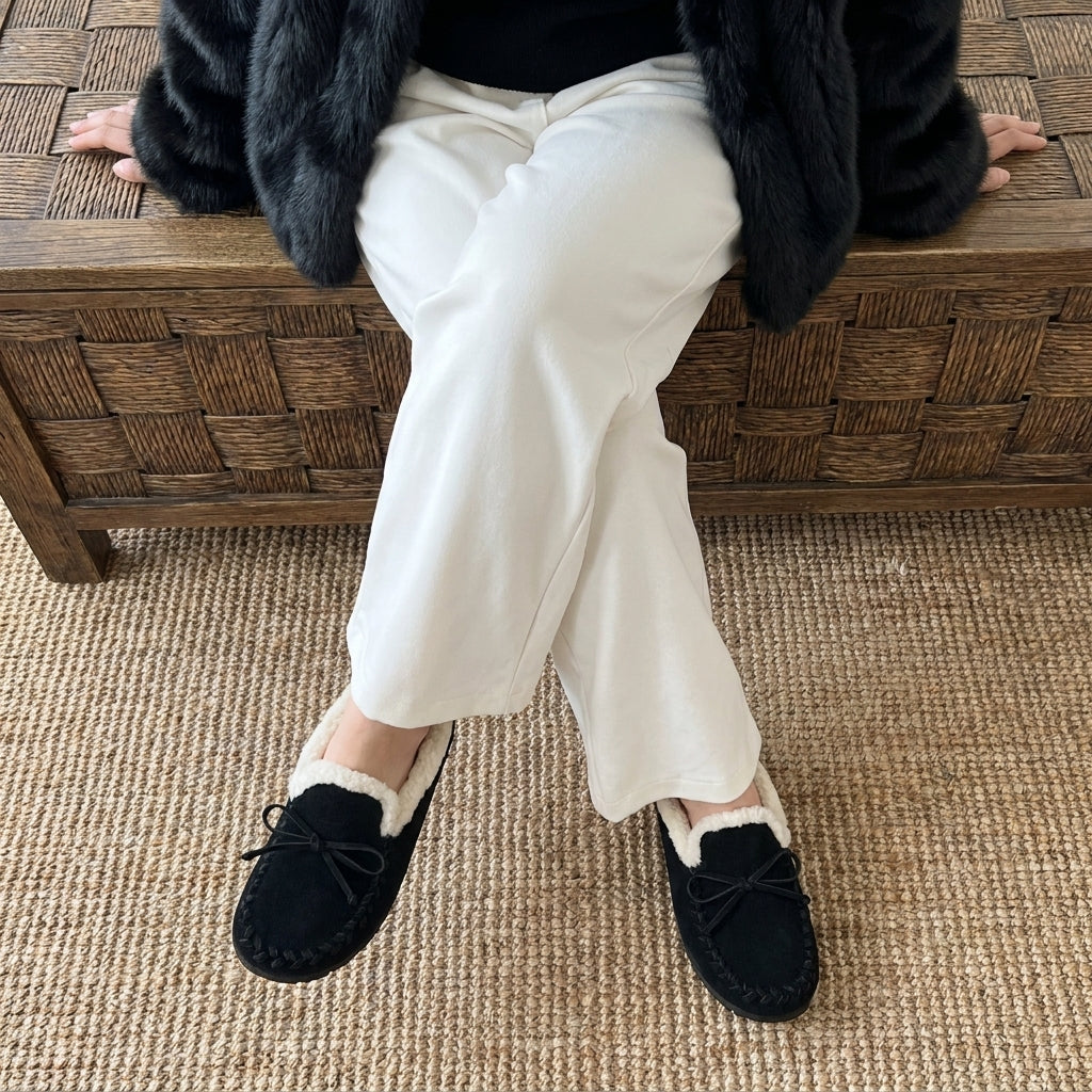 Creek Genuine Suede Slippers - view 31