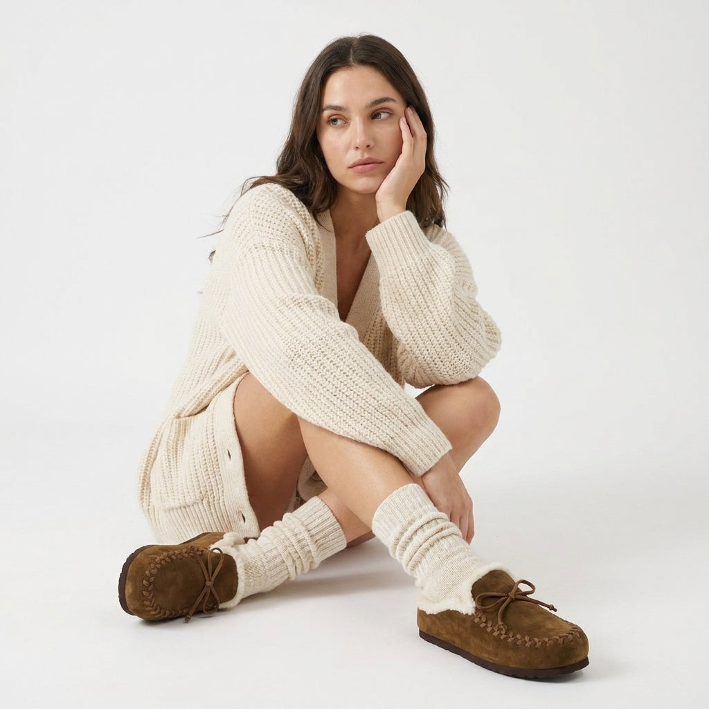 Creek Genuine Suede Slippers - view 8