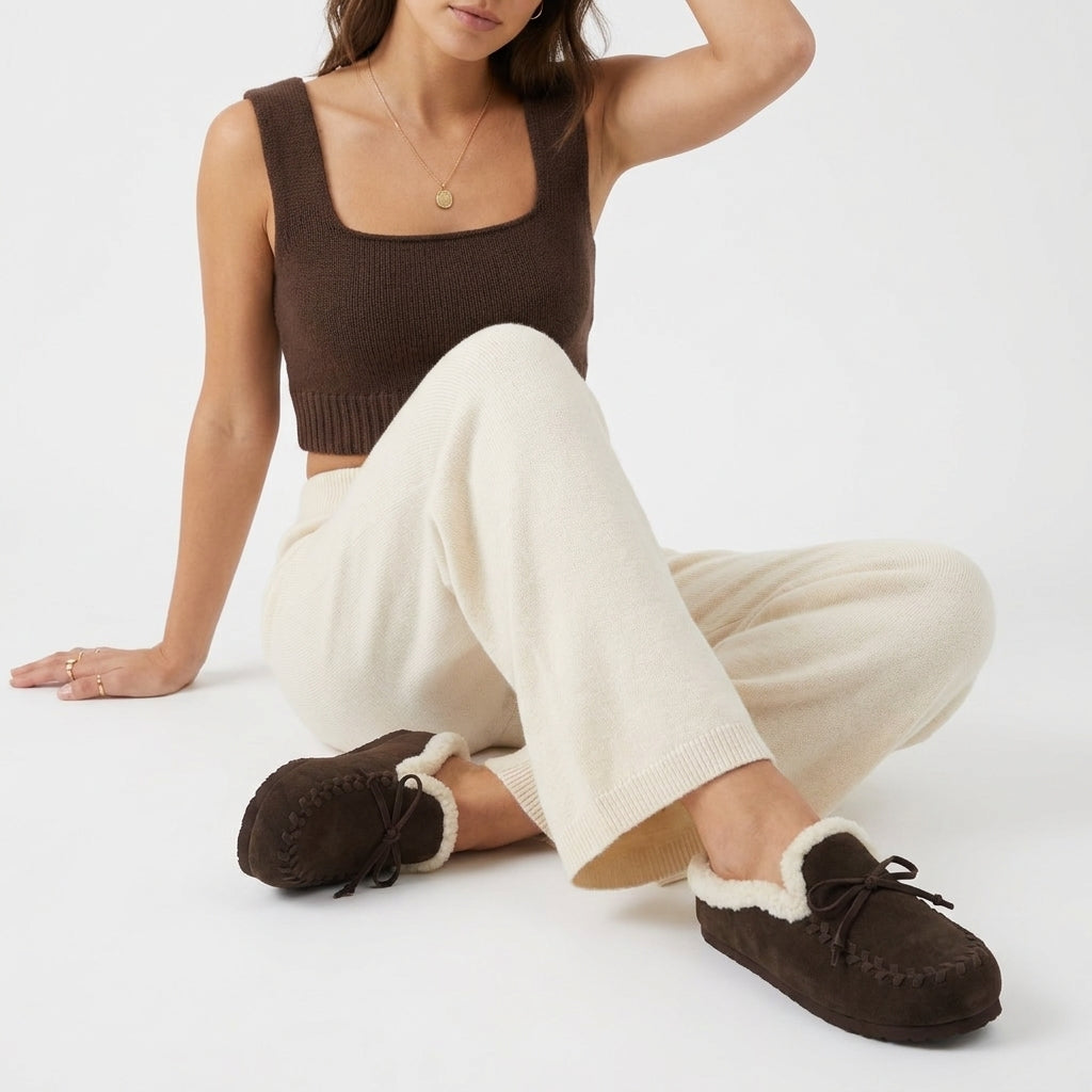 Creek Genuine Suede Slippers - view 40