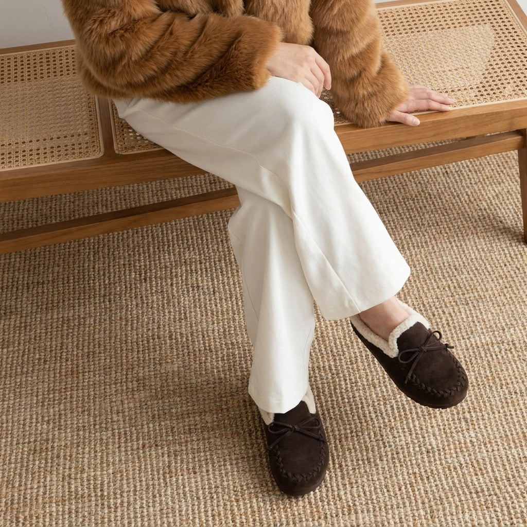 Creek Genuine Suede Slippers - view 41