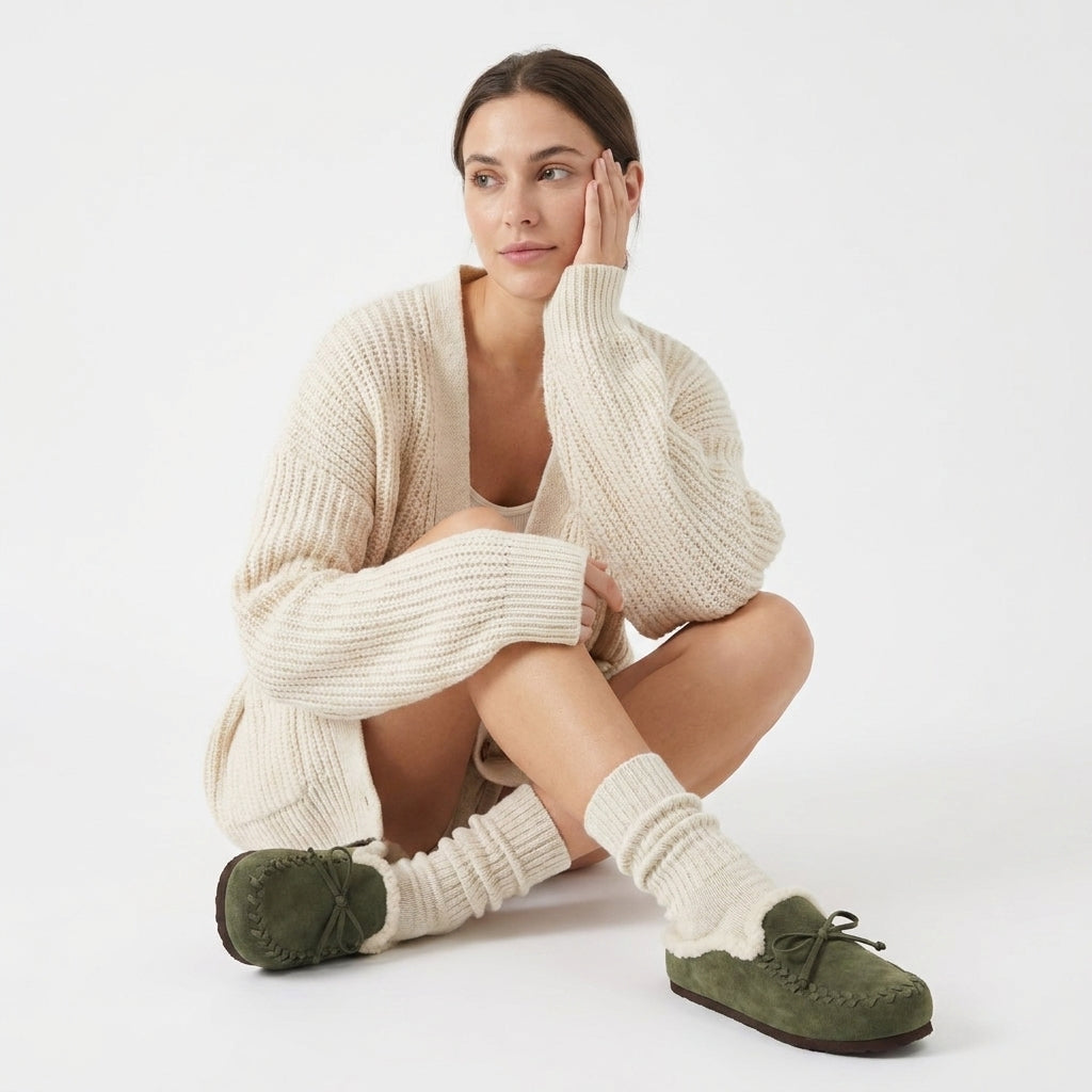 Creek Genuine Suede Slippers - view 51