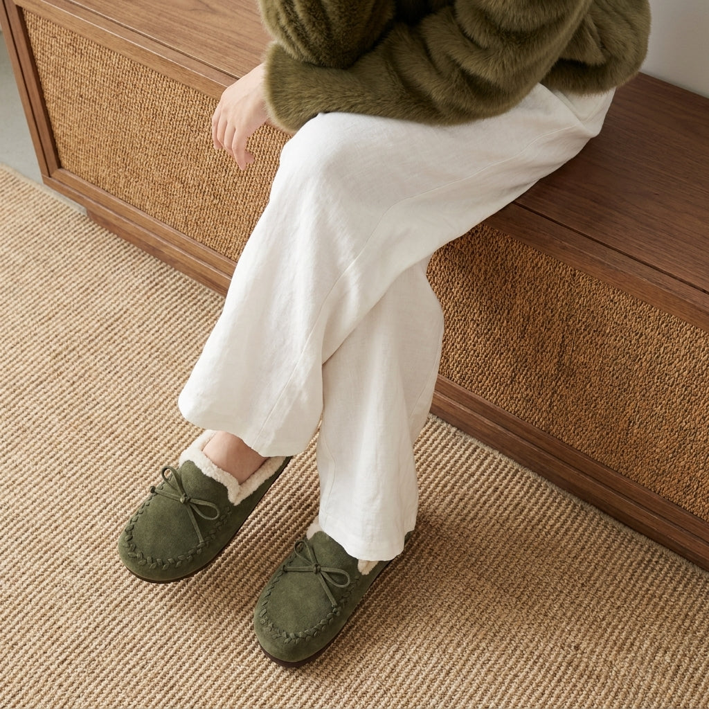 Creek Genuine Suede Slippers - view 53
