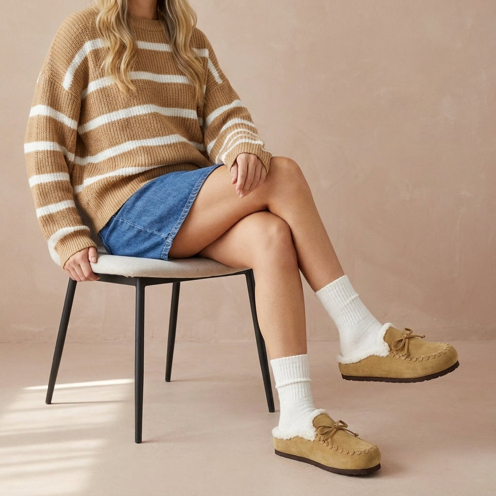 Creek Genuine Suede Slippers - view 18