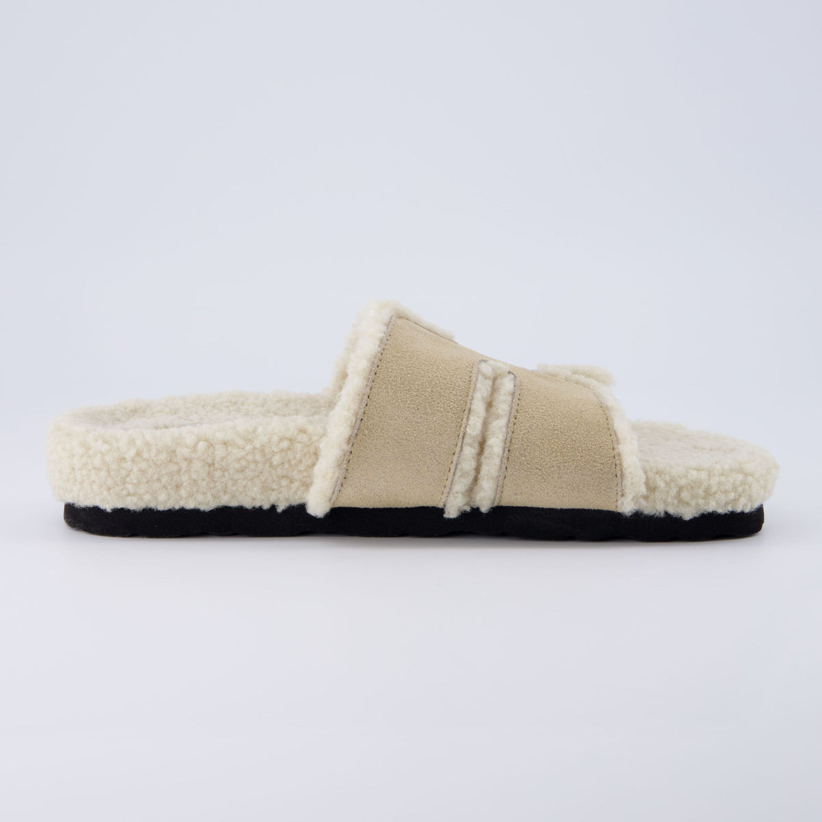 Cuddle Shearling Footbed Sandal - view 5