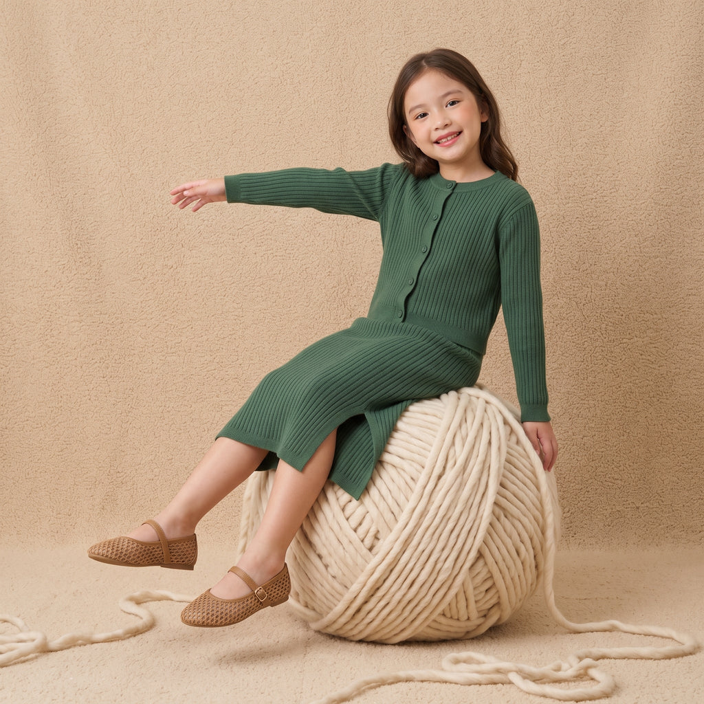 Darla Kids Mary Jane Flats - view 8