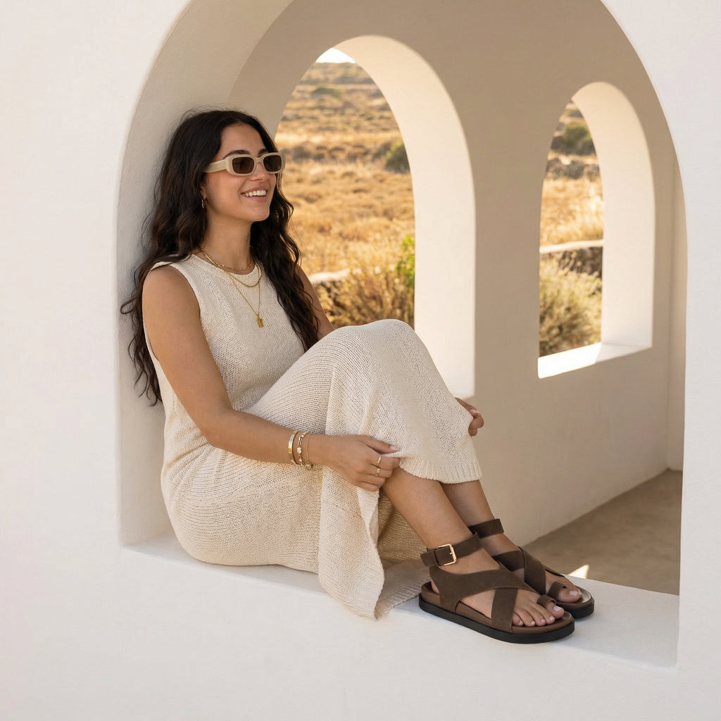 Entry Ankle Wrap Molded Footbed Sandal - view 44