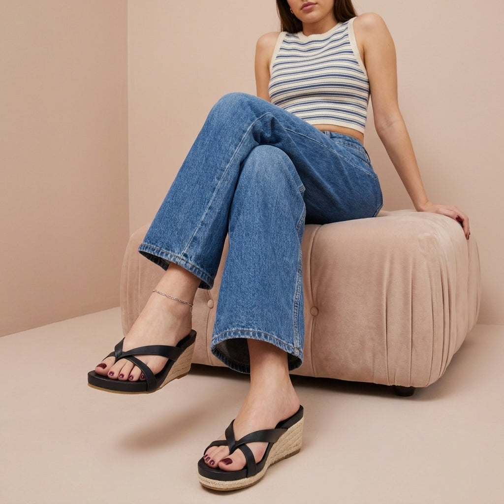 Ferry Espadrille Wedge Sandals - view 8