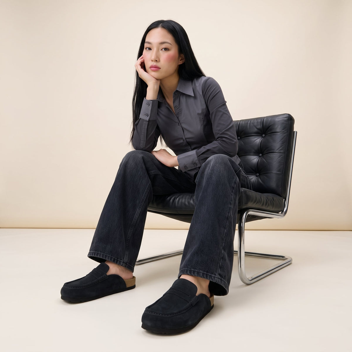 Fondu Leather Clogs - view 28
