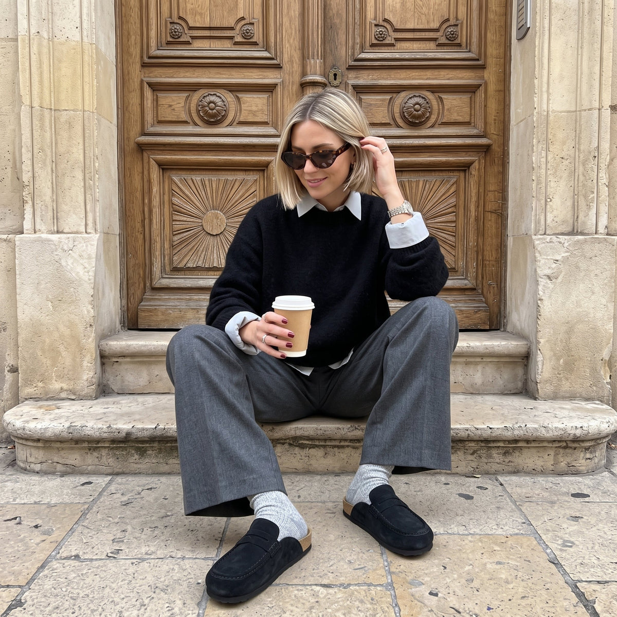 Fondu Leather Clogs - view 29