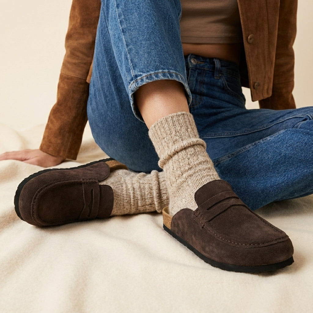 Fondu Leather Clogs - view 136