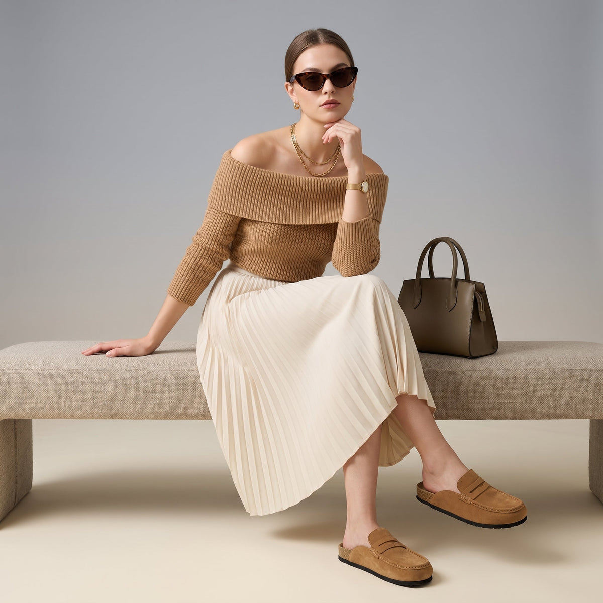 Fondu Leather Clogs - view 87