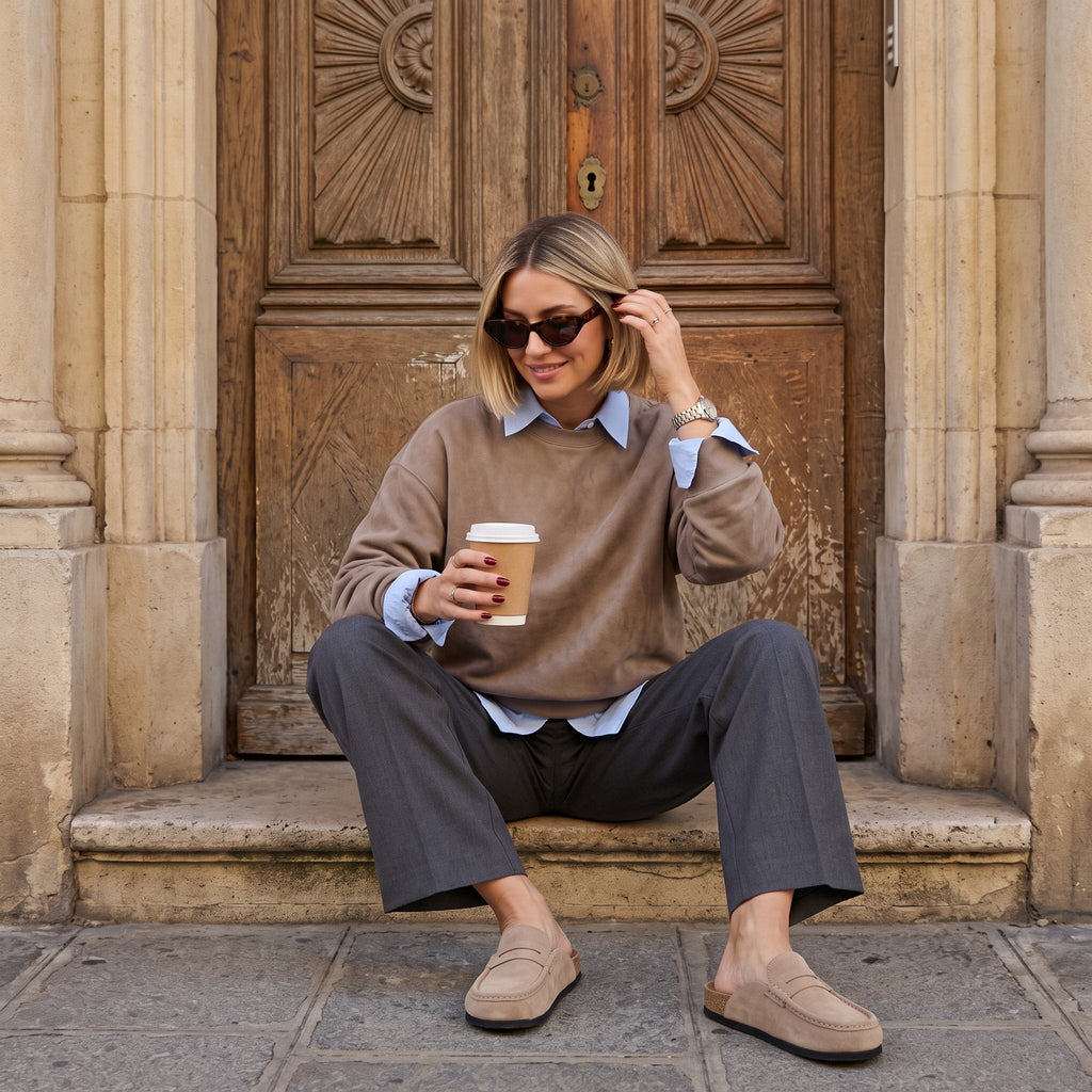 Fondu Leather Clogs - view 100