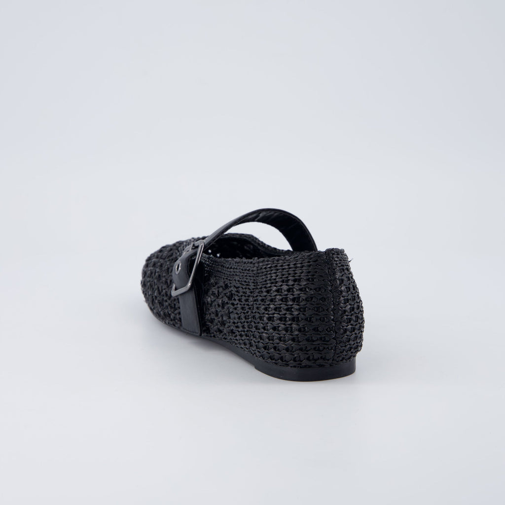 Gabby Woven Mary Jane Flats - view 5