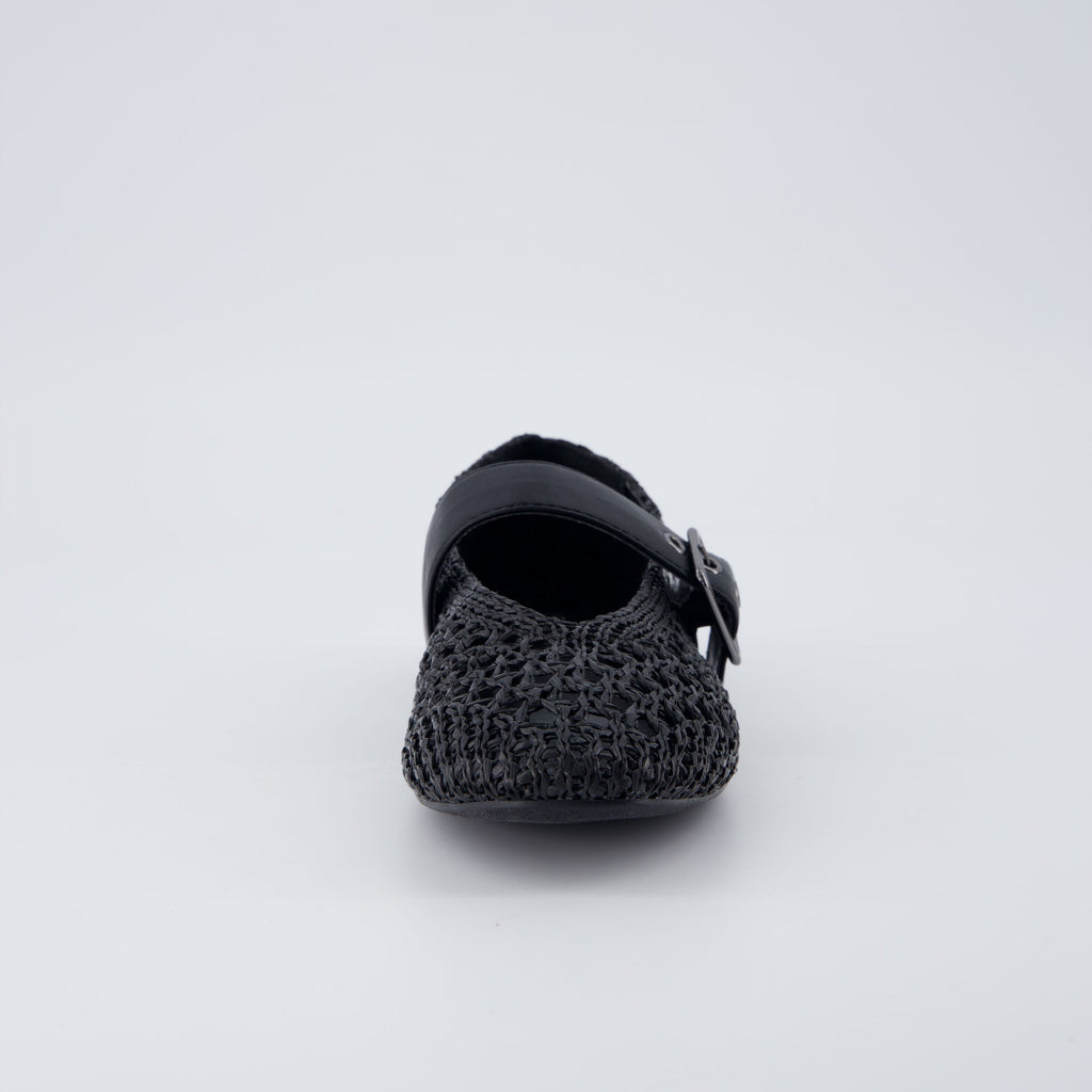 Gabby Woven Mary Jane Flats - view 4