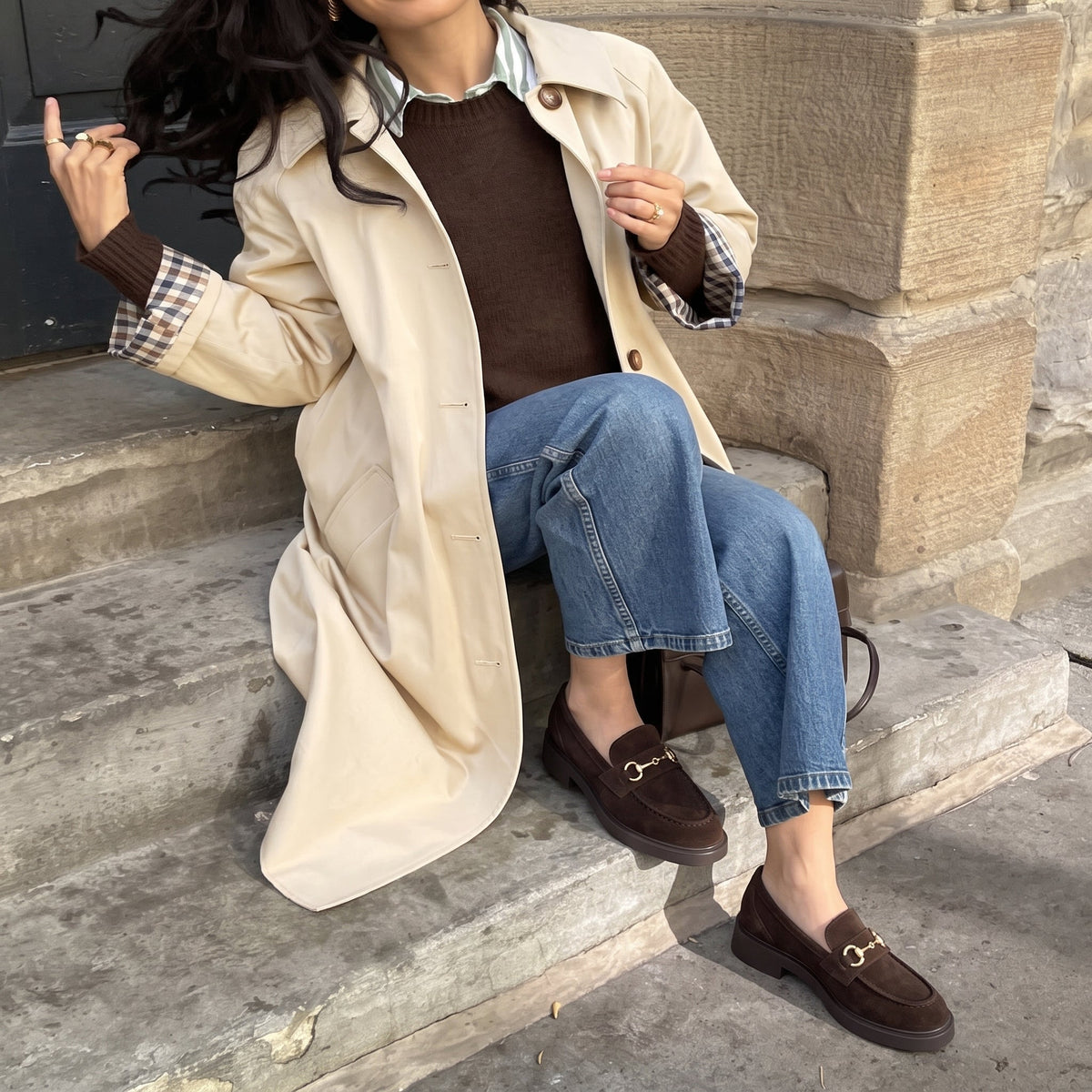 Gamble Genuine Leather Loafers - view 8
