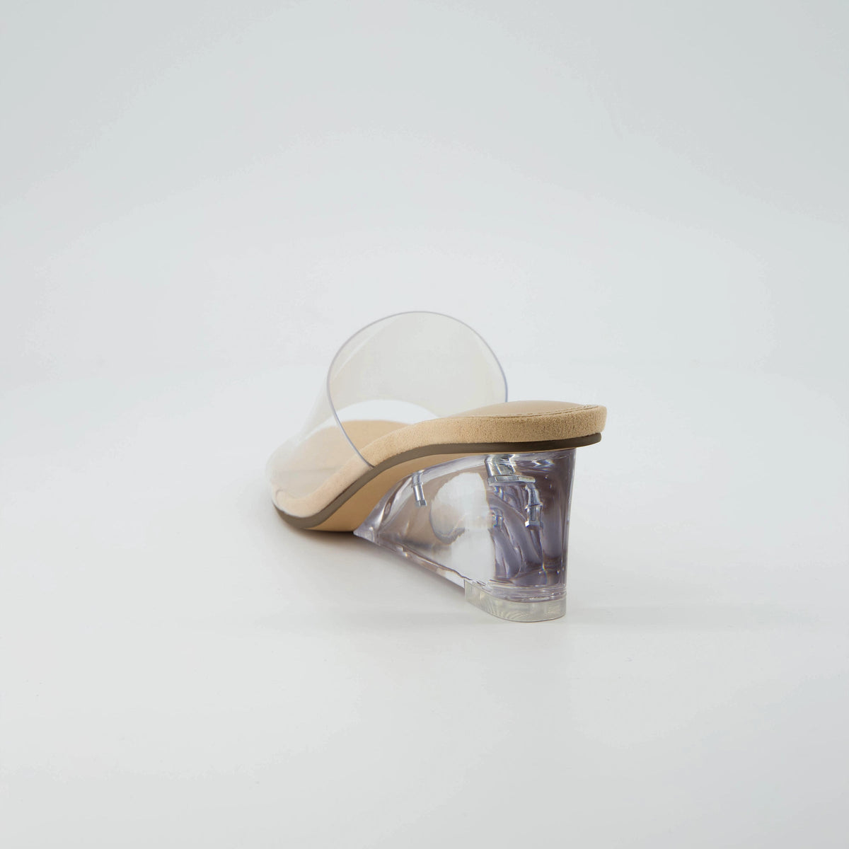 Gloss Lucite Wedge Sandals - view 6