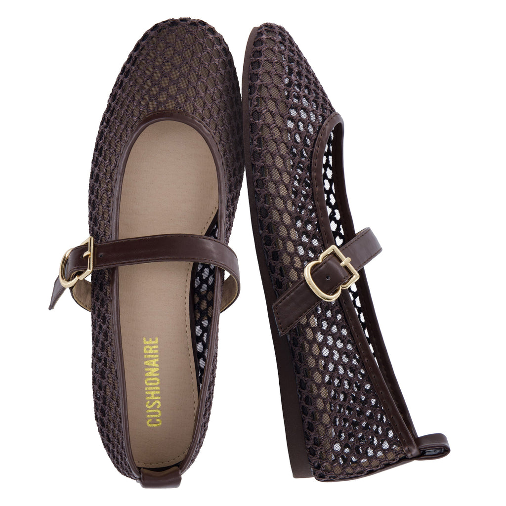 Gracie Mesh Mary Jane Flats - view 12
