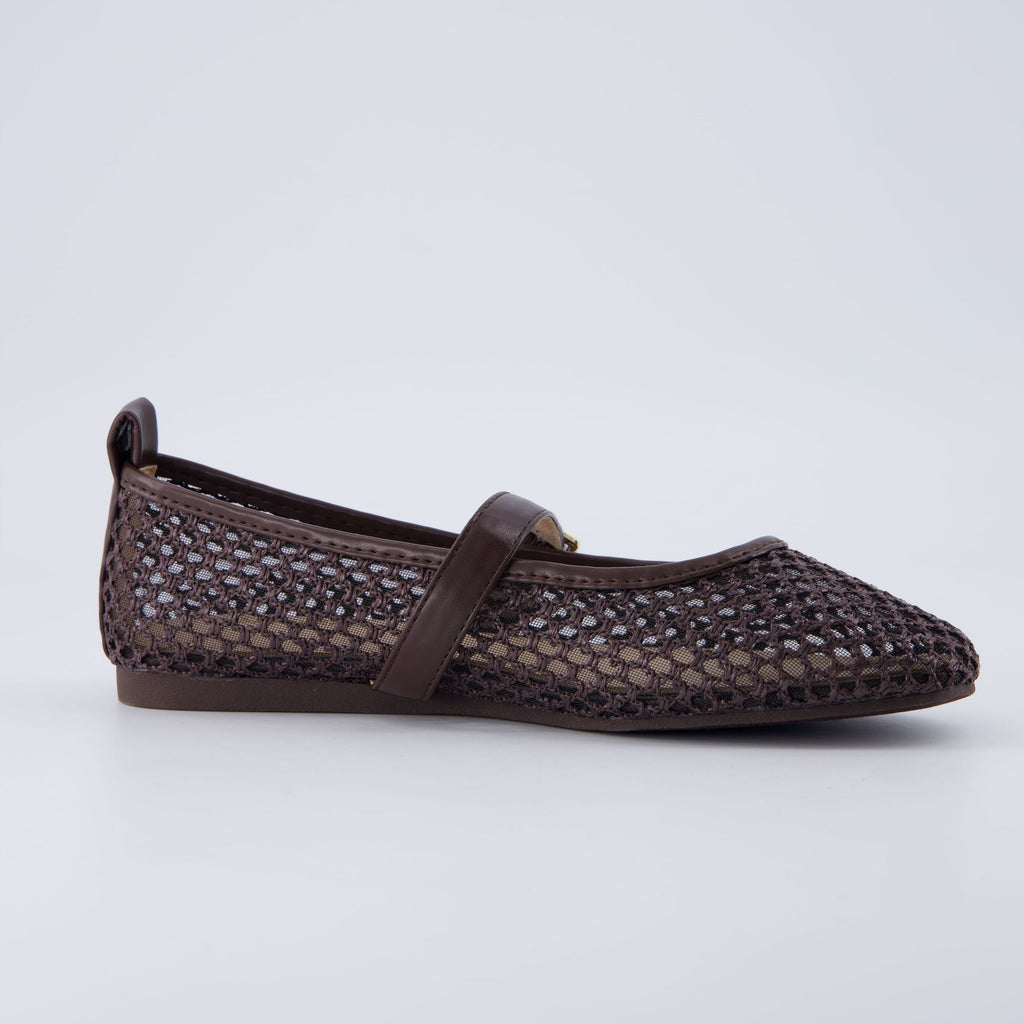 Gracie Mesh Mary Jane Flats - view 5
