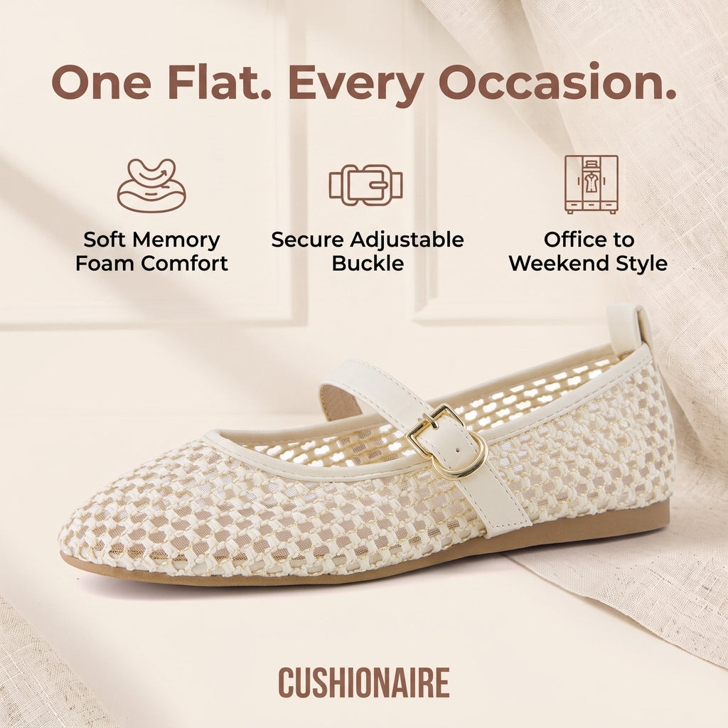 Gracie Mesh Mary Jane Flats - view 26