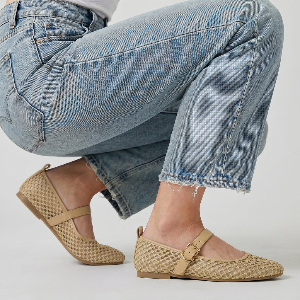 Gracie Mesh Mary Jane Flats - view 33