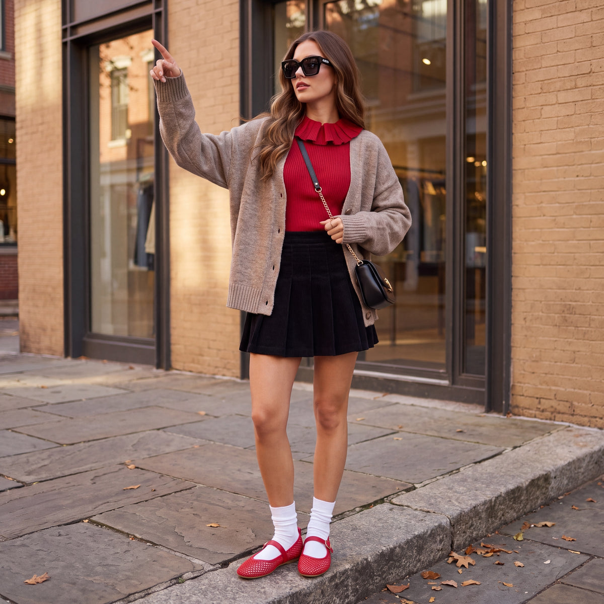 Gracie Mesh Mary Jane Flats - view 49